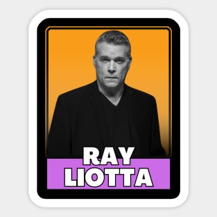 Ray liotta (retro design) Sticker